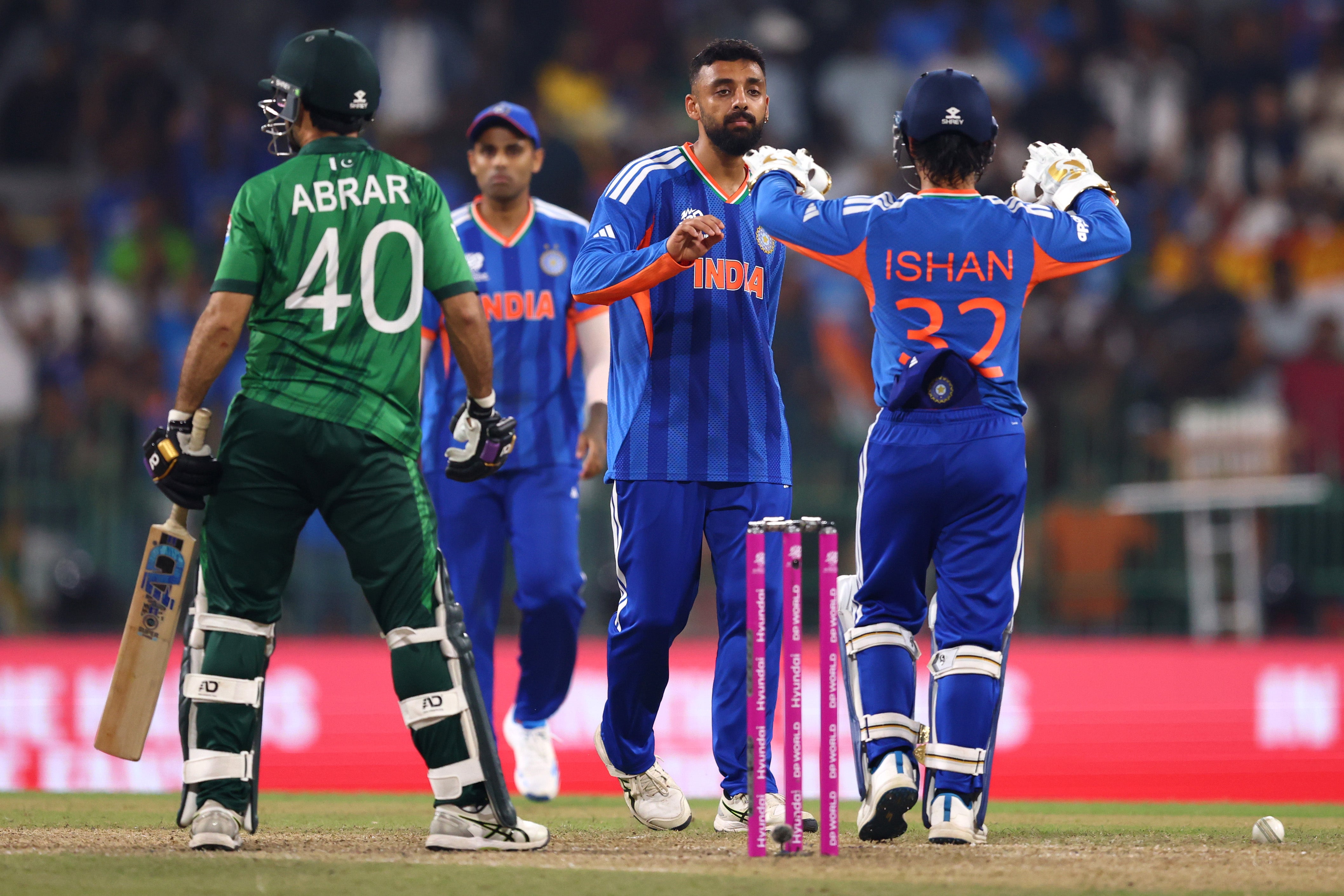 India's bowling attack turned the screw against Pakistan