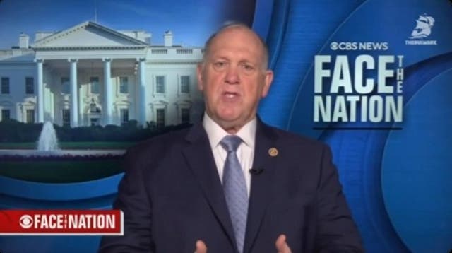 <p>Tom Homan was on CBS's Face the Nation and declined to answer questions about criticism facing Kristi Noem</p>