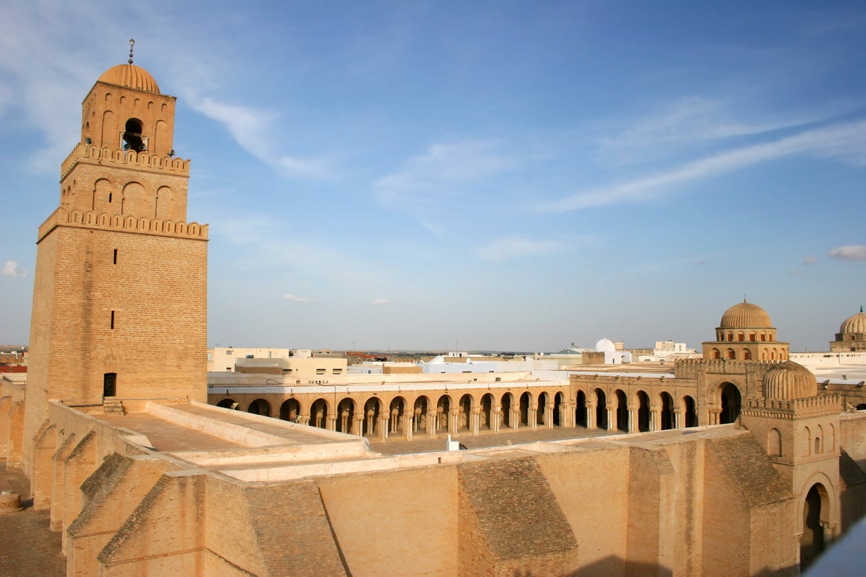 The Great Mosque of Kairouan is one of the oldest places of worship in the Islamic world