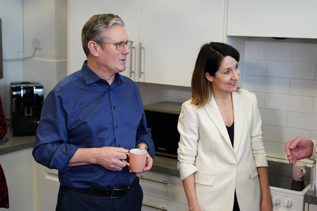 Sir Keir Starmer and Technology Secretary Liz Kendall have hailed plans by the Government to bolster online safety (Jordan Pettitt/PA)