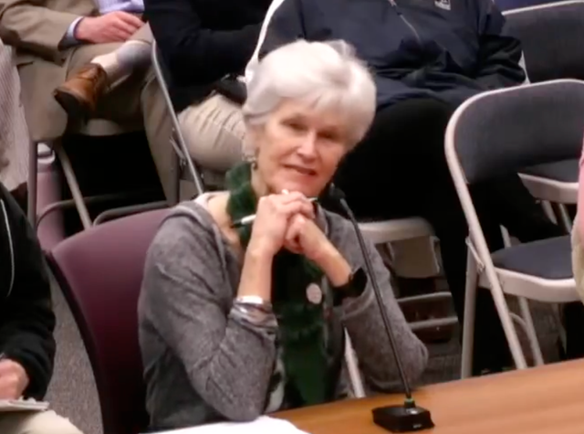 <p>A parent called Nancy said that she was concerned that children could be exposed to 'influence' at the TPUSA event</p>