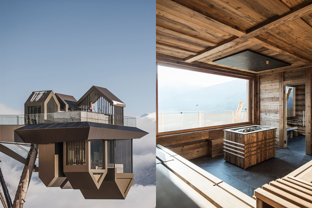 The ‘Water World’ spa has eight saunas