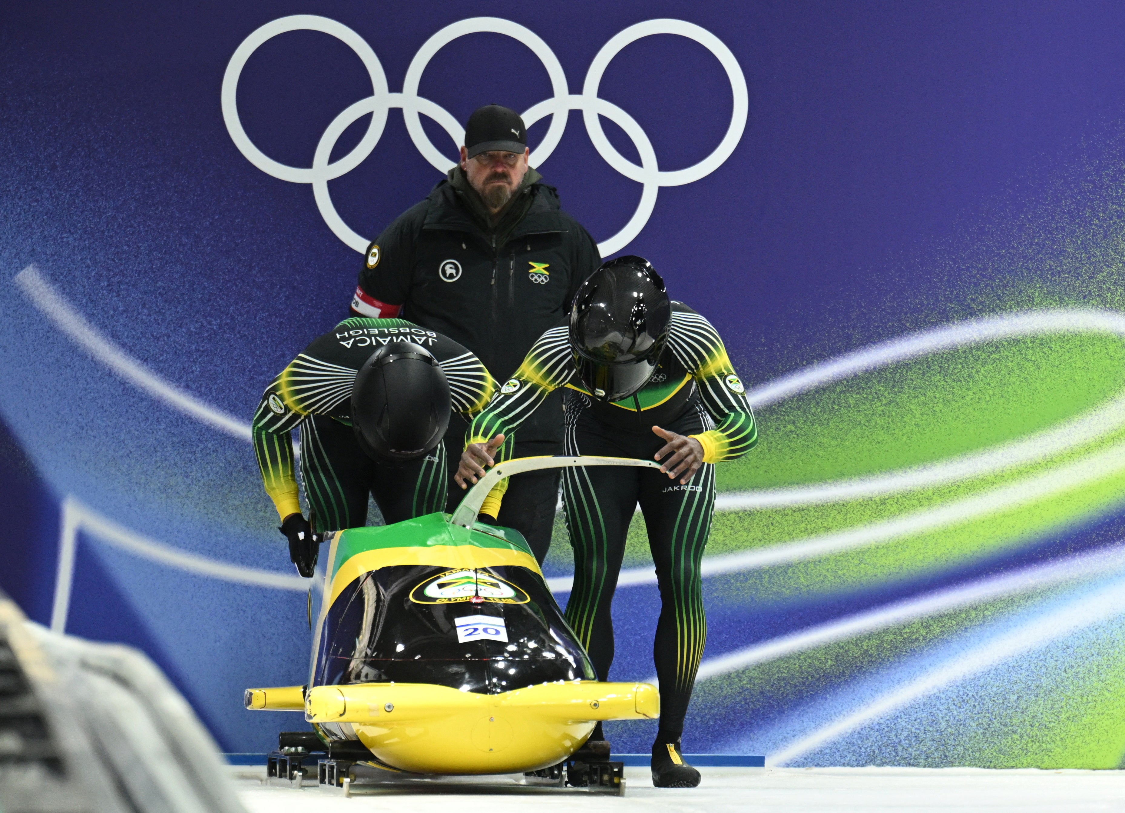 Jamaica has a bobsleigh team at the Olympics