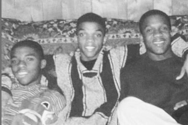 Family photo: Chadwick Boseman with his older brothers Kevin and Derrick