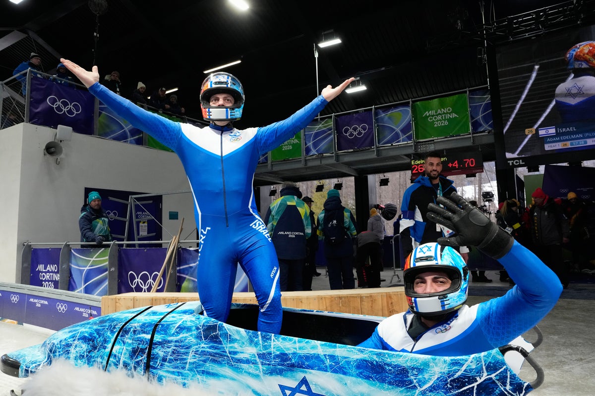 Last at halfway, smiling at the finish: Israel’s first Olympic bobsled run Last at halfway, smiling at the finish: Israel’s first Olympic bobsled run