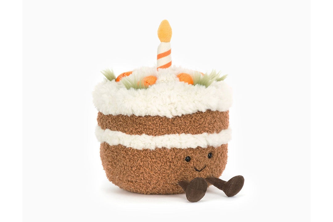 Jellycat Amuseables carrot cake soft toy