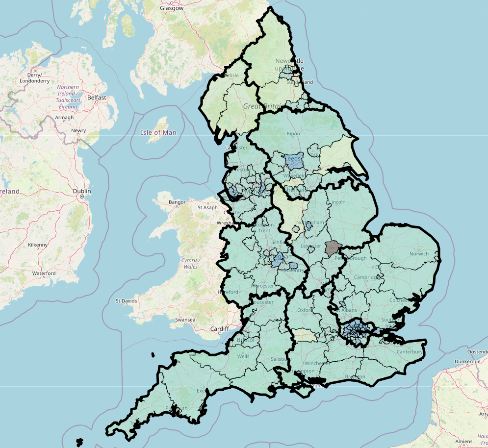 This map reveals the percentage of children aged two who had one MMR jab. This includes West Berkshire (95.3 per cent), Derbyshire (95.5 per cent), Barnsley (95.2 per cent) and Cumberland (95.9 per cent).
