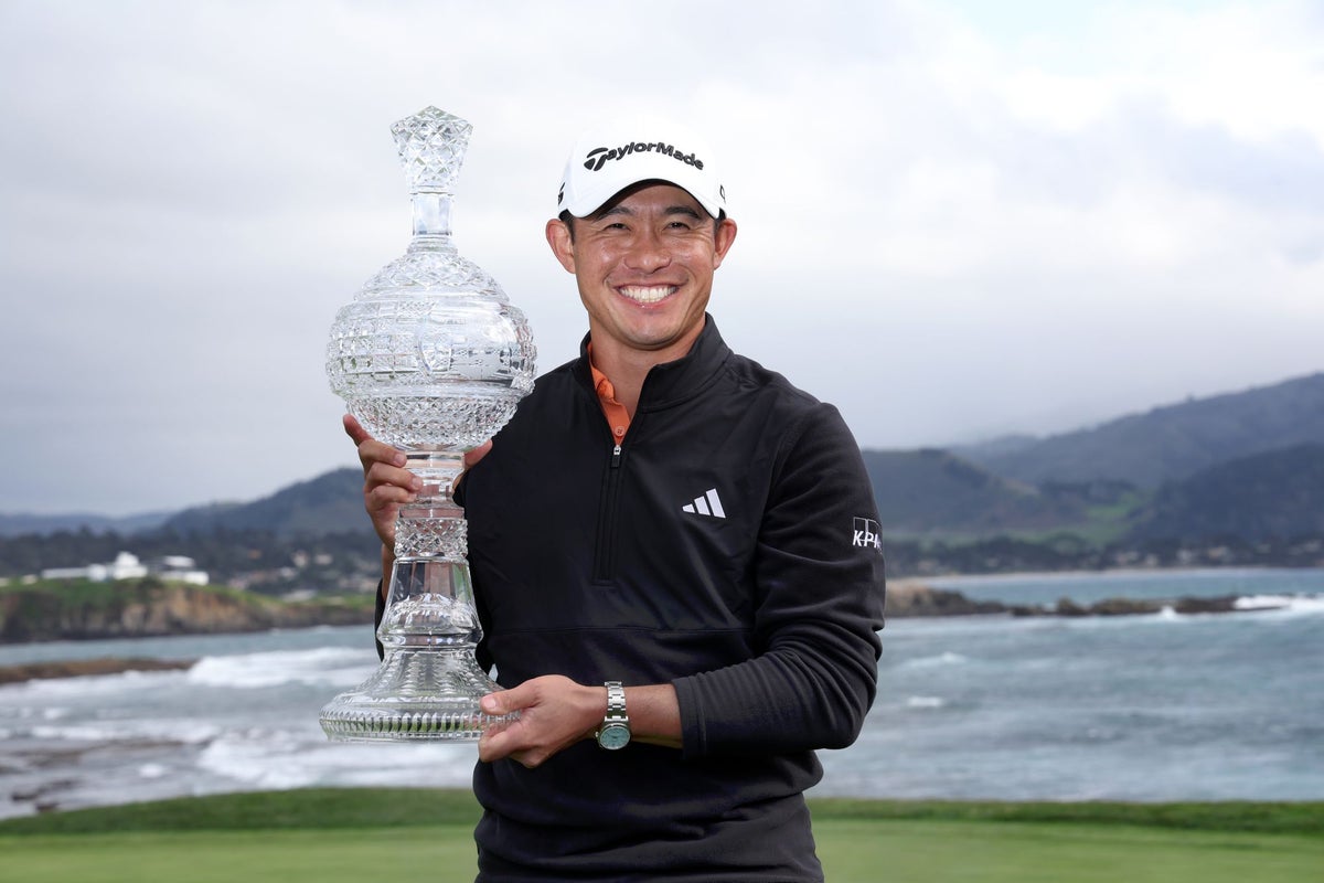 Collin Morikawa holds off Scottie Scheffler to end title drought at Pebble Beach Pro-Am