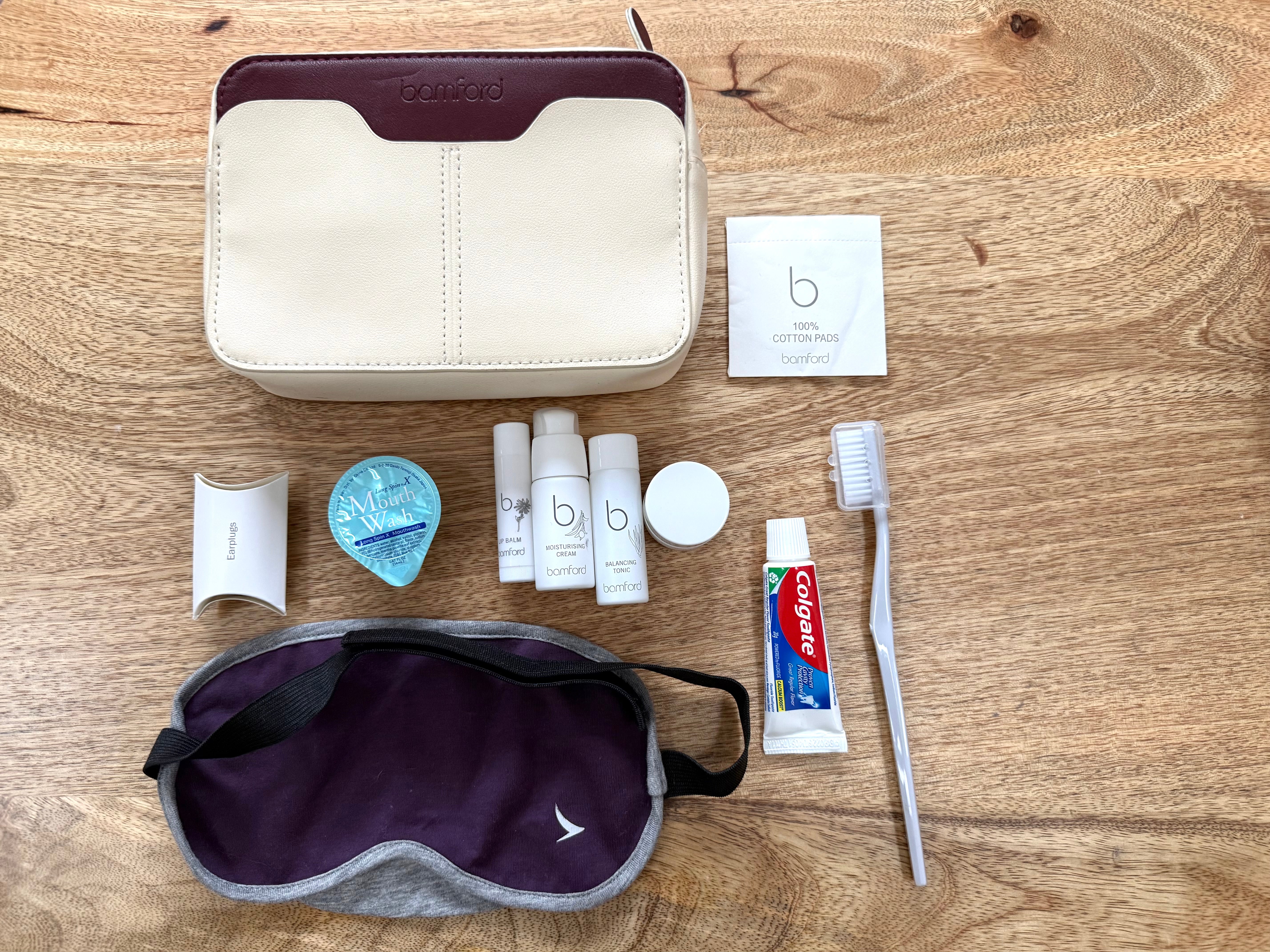Cathay Pacific amenity kit