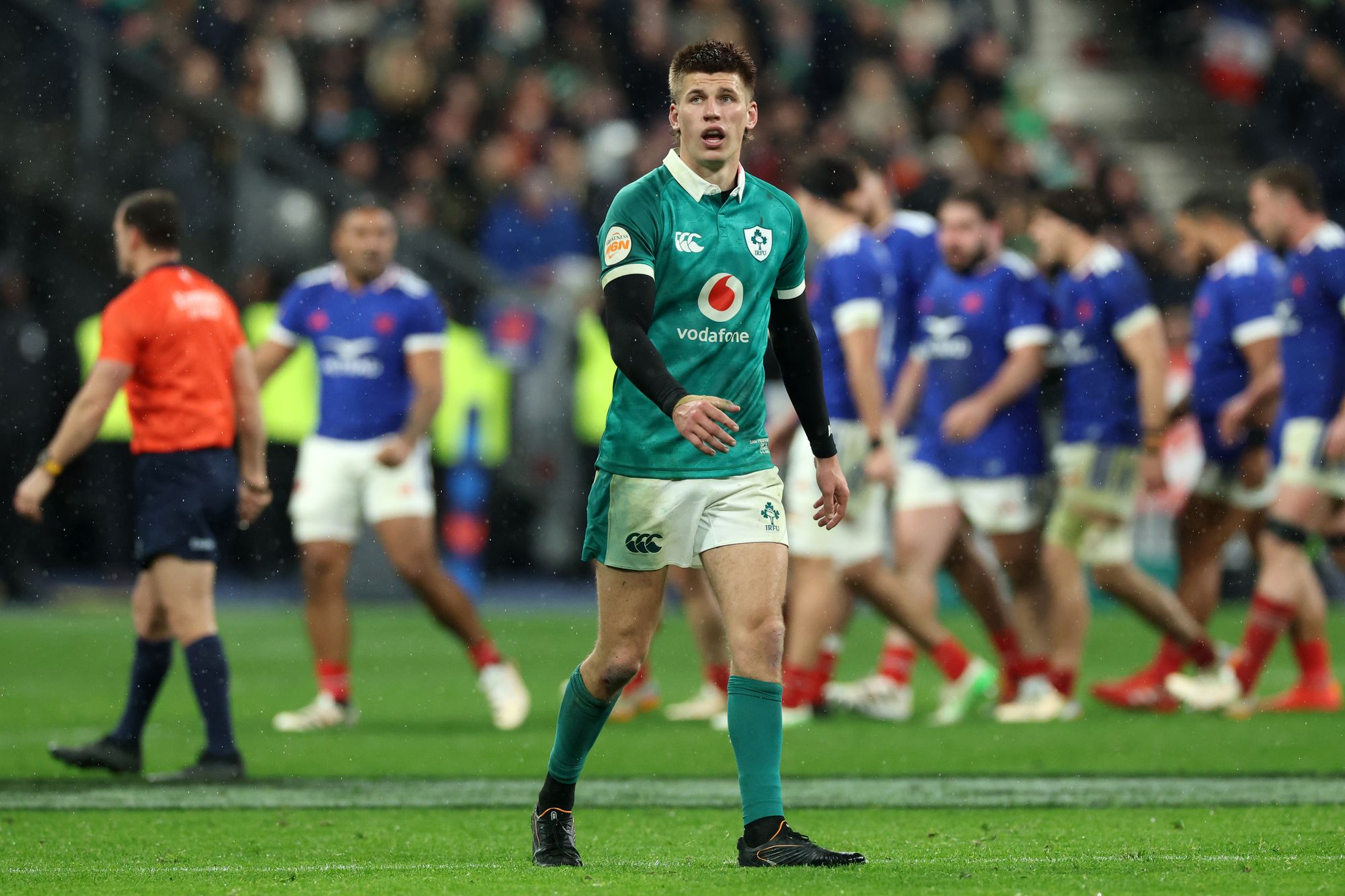 Prendergast also endured a tough day in the opening match against France