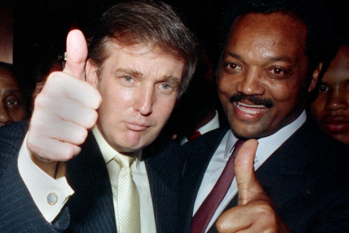 Trump pays tribute to Rev. Jesse Jackson with a fresh swipe at Obama