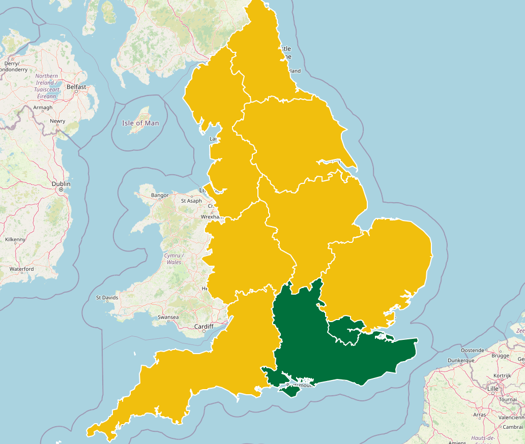 UKHSA issues a cold health alert for the majority of England from February 17 to 20th.