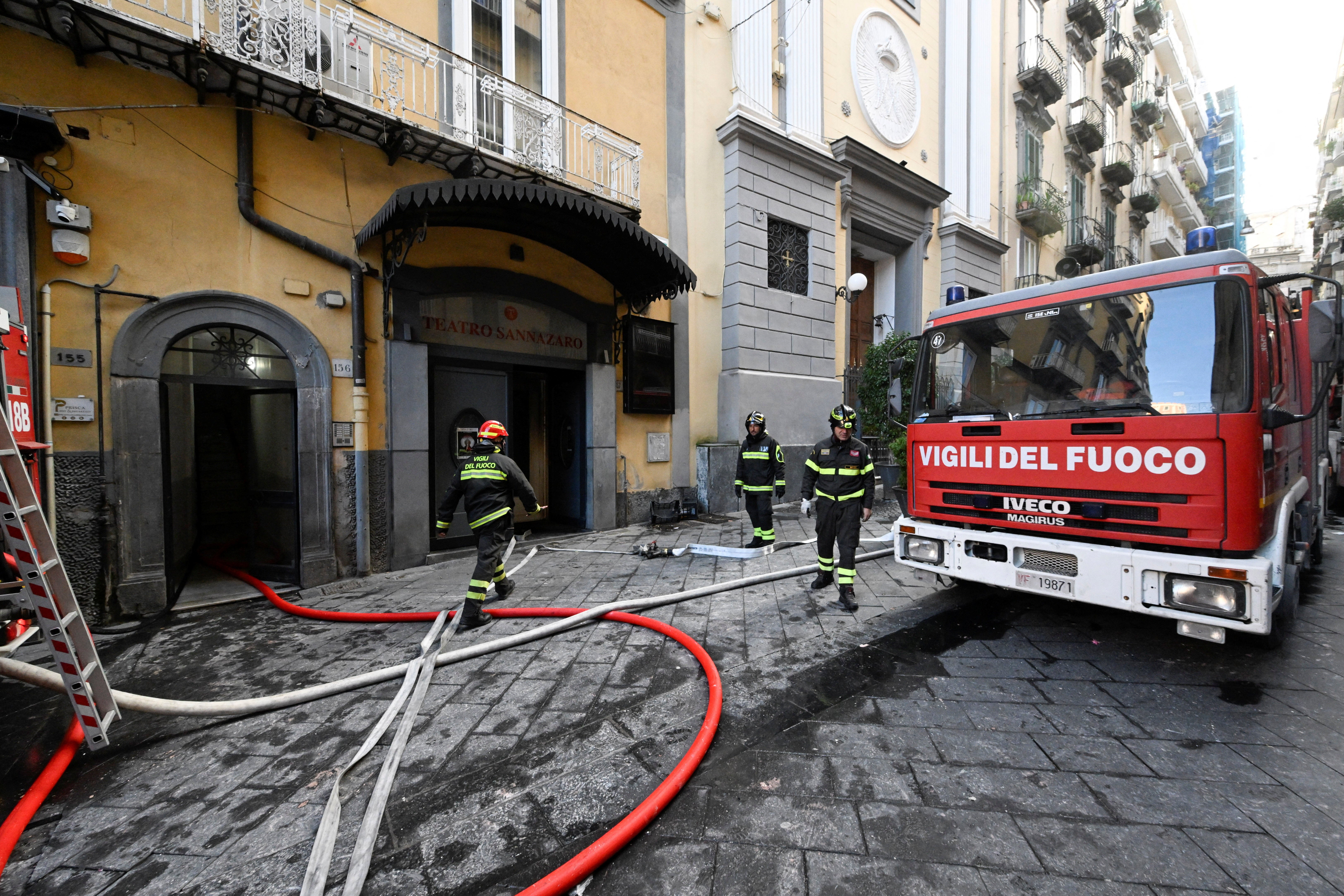 Historic Naples theatre destroyed in major fire – UK Times
