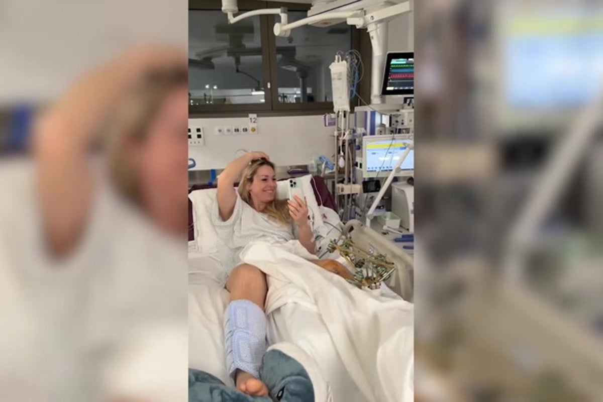 Lindsey Vonn shares behind-the-scenes look at hospital treatment after horror Winter Olympics crash