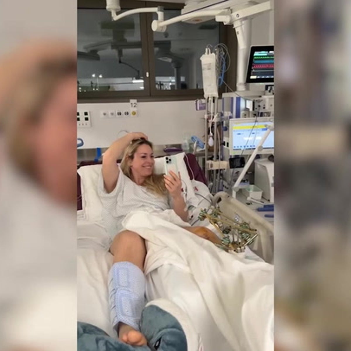 Lindsey Vonn shares behind-the-scenes look at hospital treatment ...