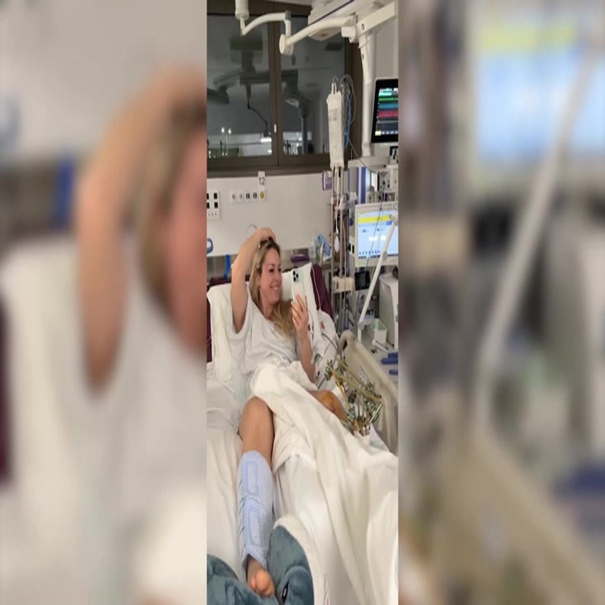 Lindsey Vonn shares behind-the-scenes look at hospital treatment ...