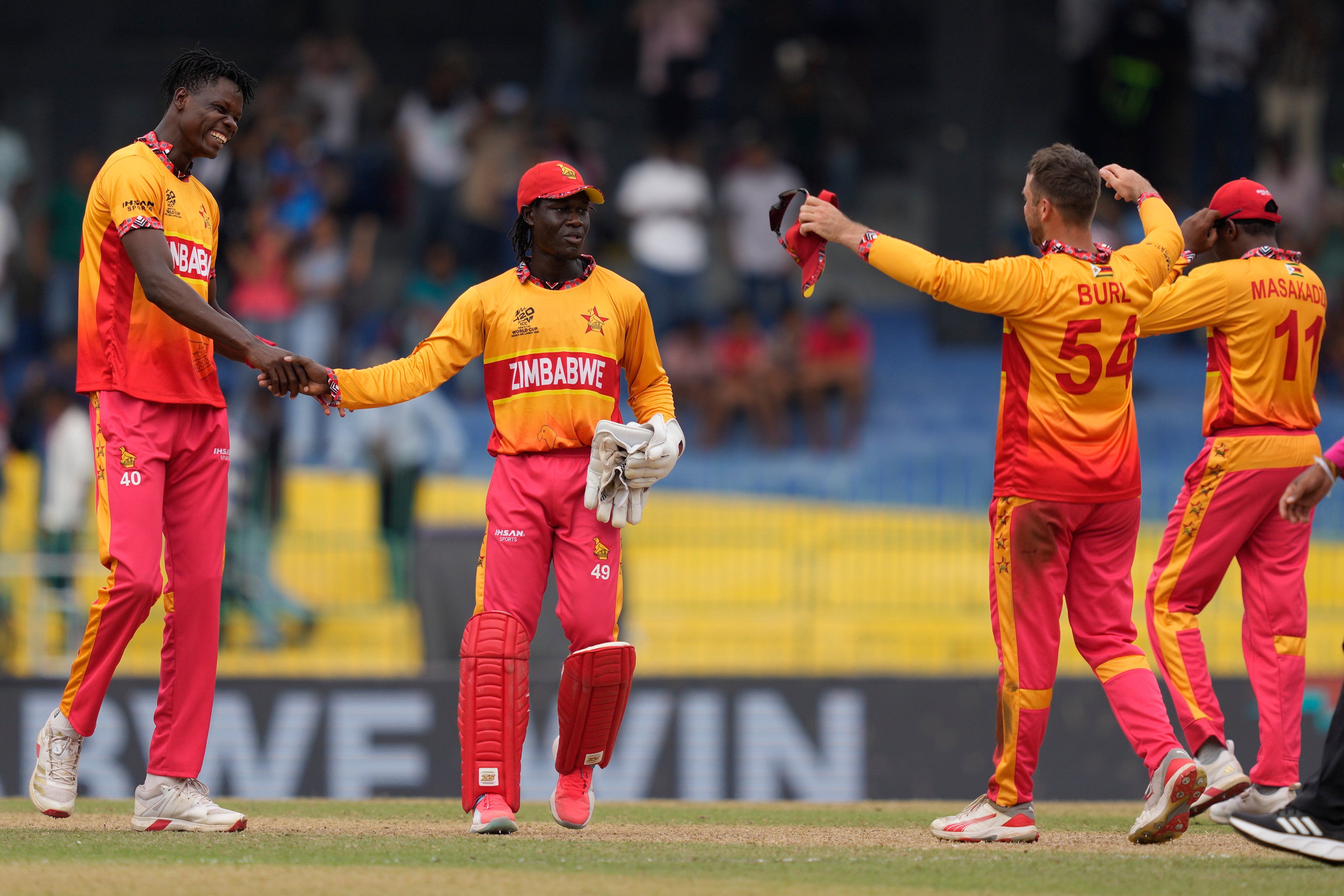 Zimbabwe are through to the Super 8s, thanks largely to an impressive win over Australia