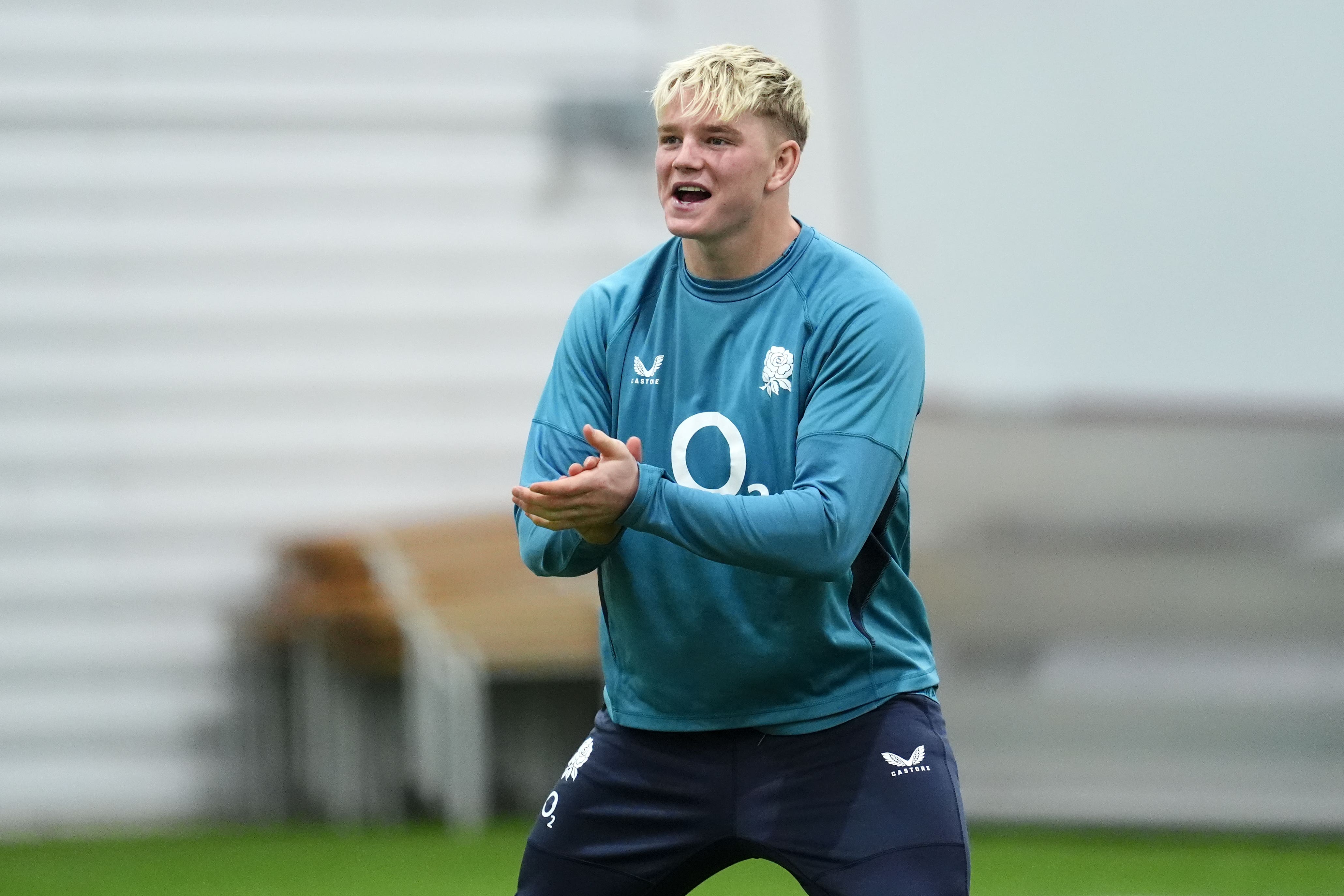 Henry Pollock during a training session on Monday (Adam Davy/PA)