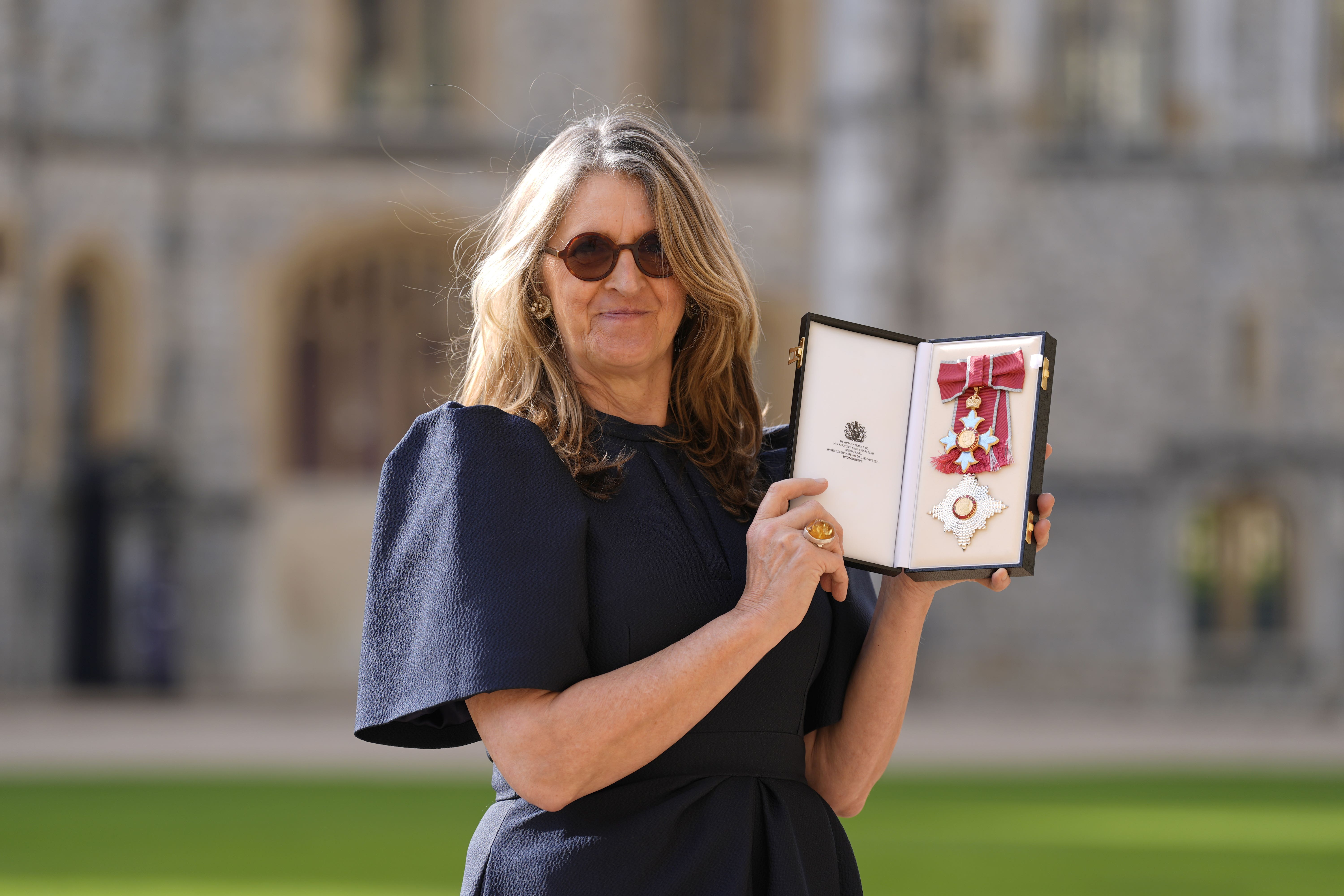 Dame Emma Bridgewater after being made Dame Commander of the British Empire at an investiture ceremony at Windsor Castle, Berkshire. Picture date: Tuesday February 17, 2026.