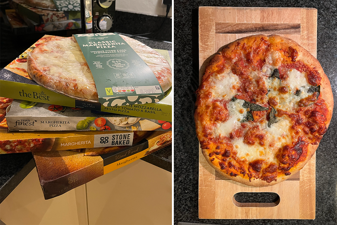 <p>These pizzas were blind taste-tested</p>