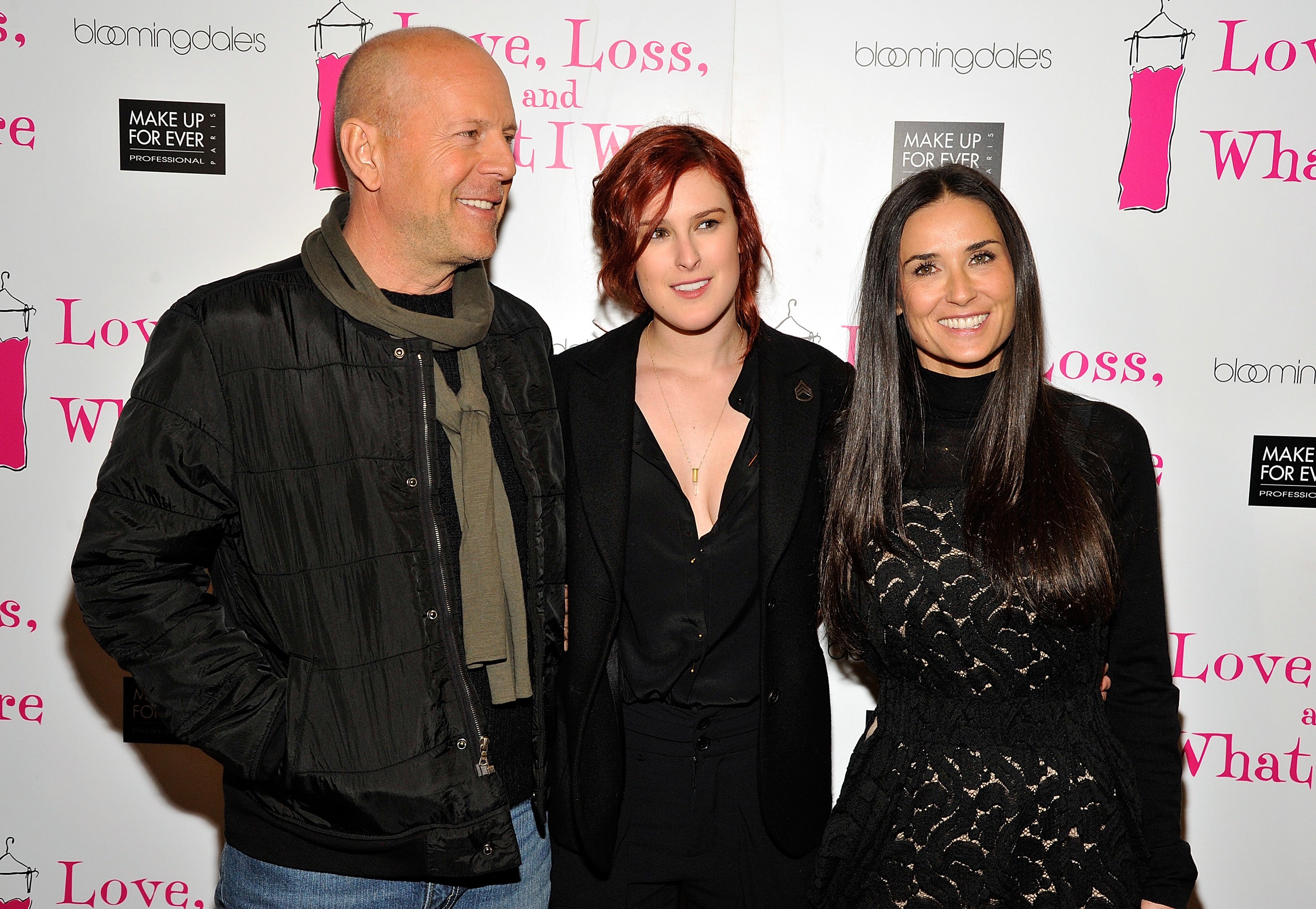 Rumer is the eldest daughter of Bruce Willis and Demi Moore