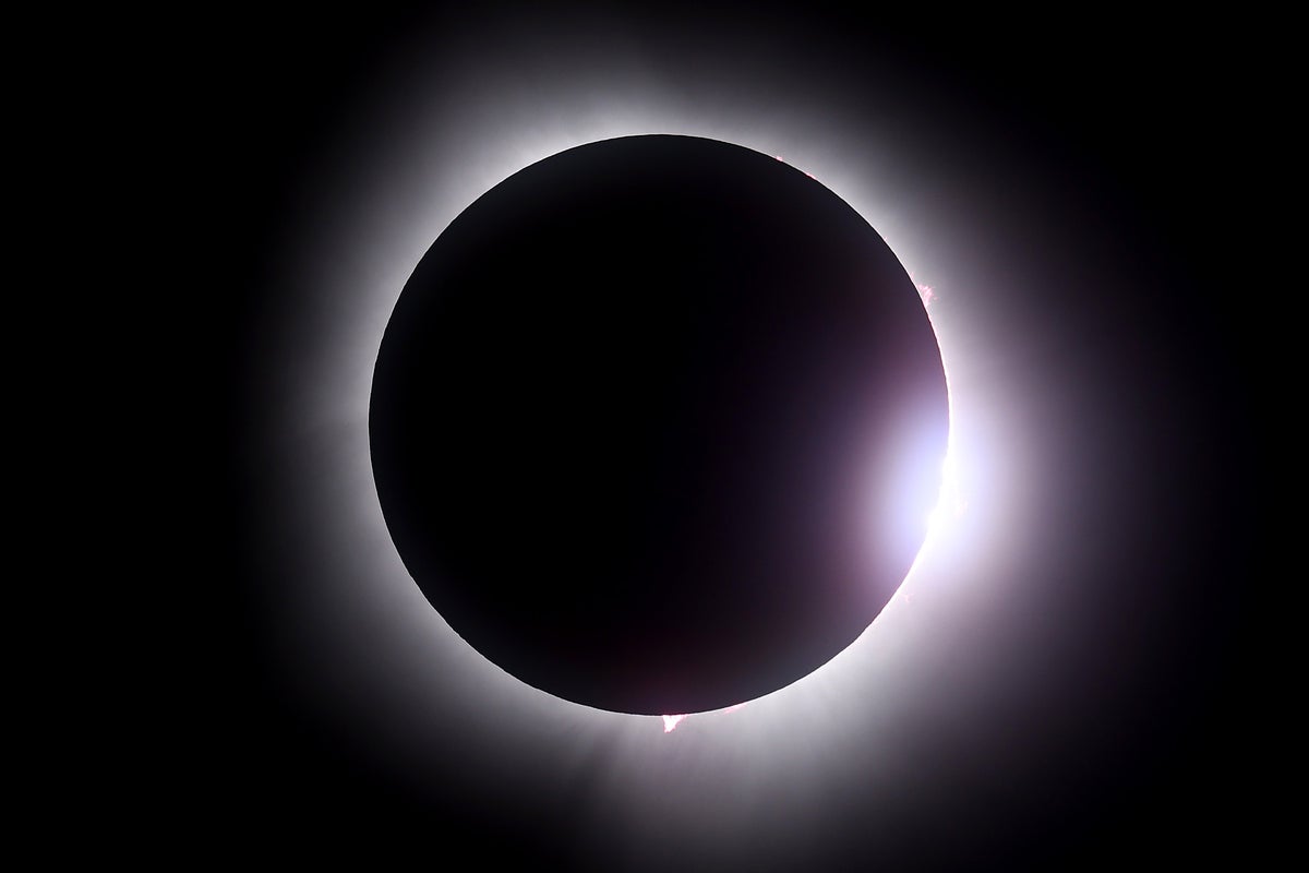 Solar eclipse appears in the sky – but is mostly not visible