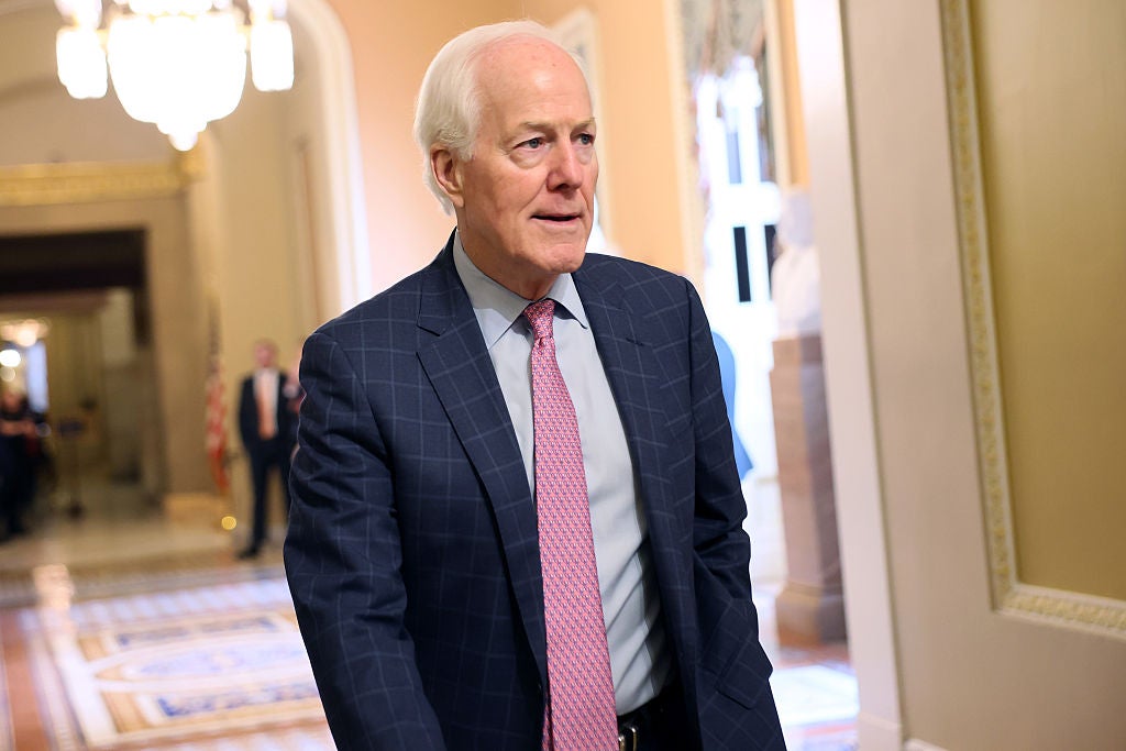 Sen. John Cornyn heads into the final stretch of the first round of voting in the Texas primary trailing his closest opponent, Ken Paxton