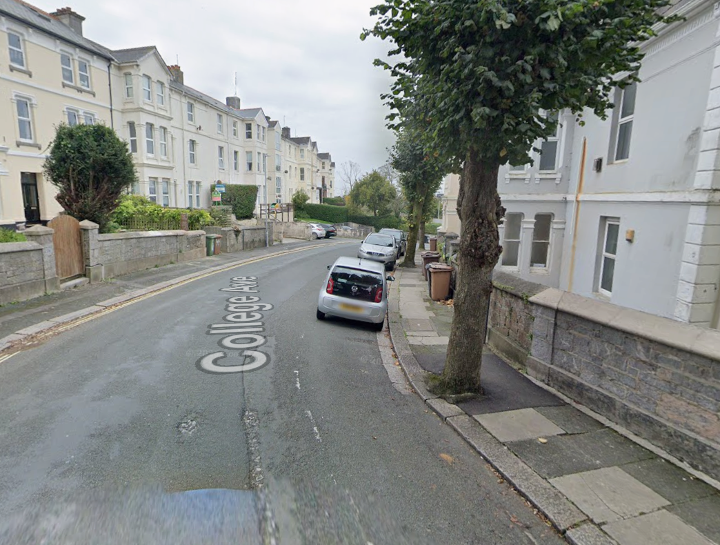 Homes in College Avenue were evacuated