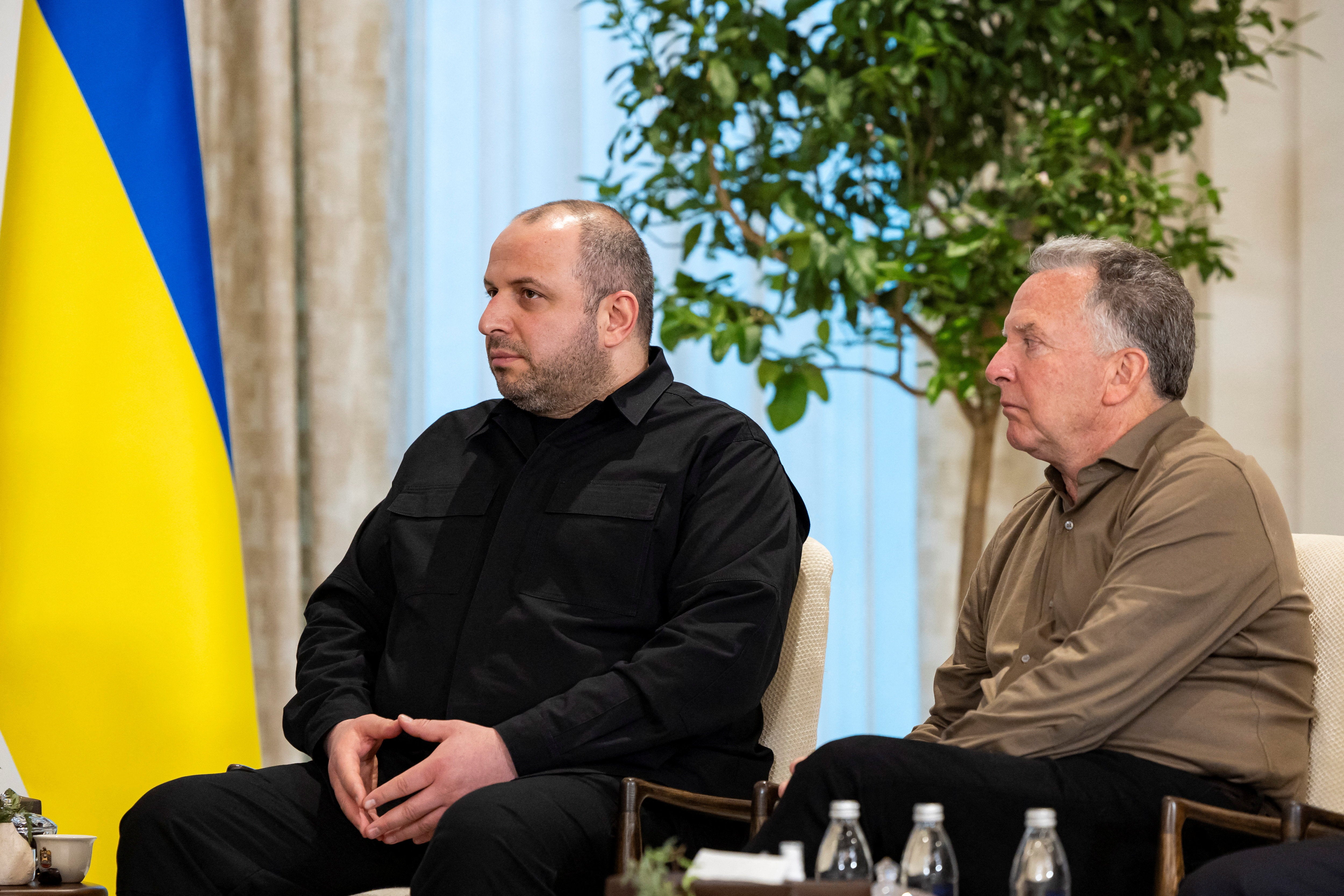 Ukrainian delegation and US peace envoy Steve Witkoff meet in the UAE-hosted trilateral talks between the United States, Russia and Ukraine at Al Shati Palace in Abu Dhabi