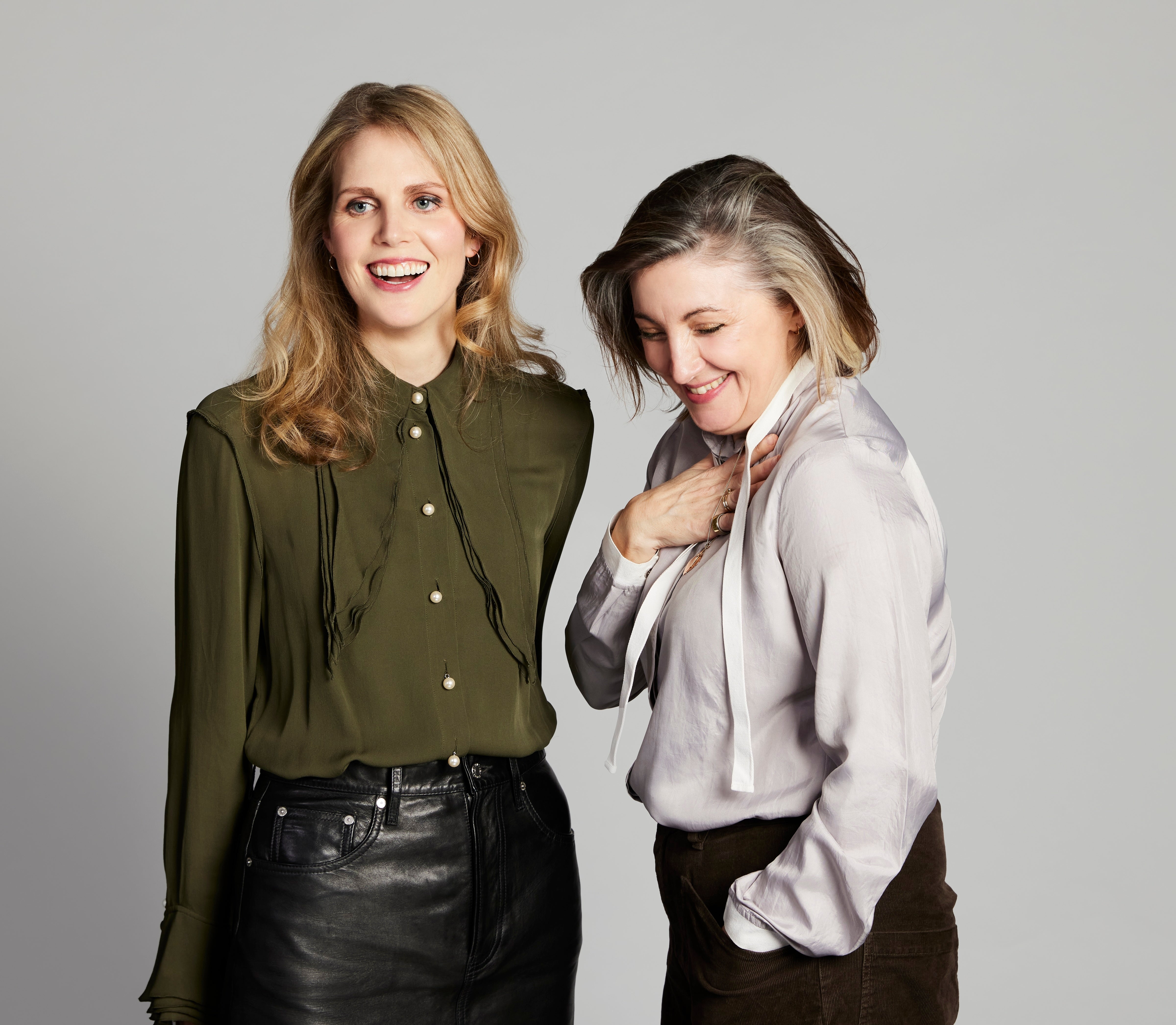 <p>Cleo Watson and Helen MacNamara</p>