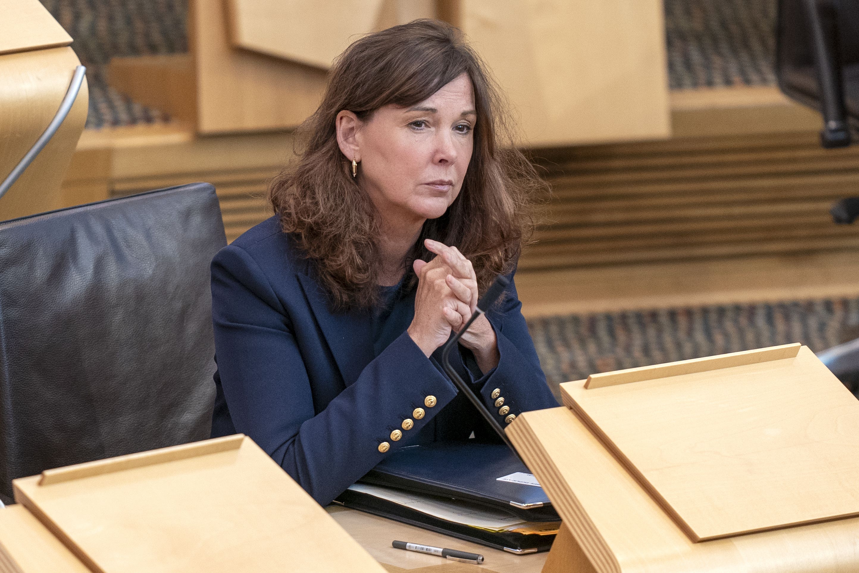 The Conservatives say the Lord Advocate must explain the message (Jane Barlow/PA)