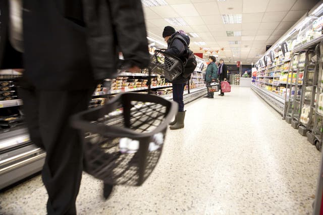 A drop in in the average price of petrol and for various everyday groceries helped push down the UK’s overall inflation rate in January (Alamy/PA)