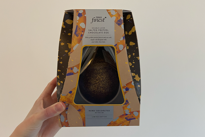 best easter egg indybest review Tesco finest double layer salted pretzel chocolate egg