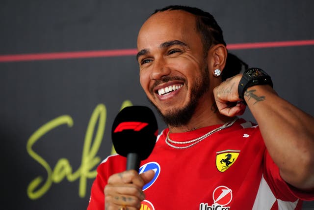 Lewis Hamilton is excited for his prospects in the 2026 season (Bradley Collyer/PA)