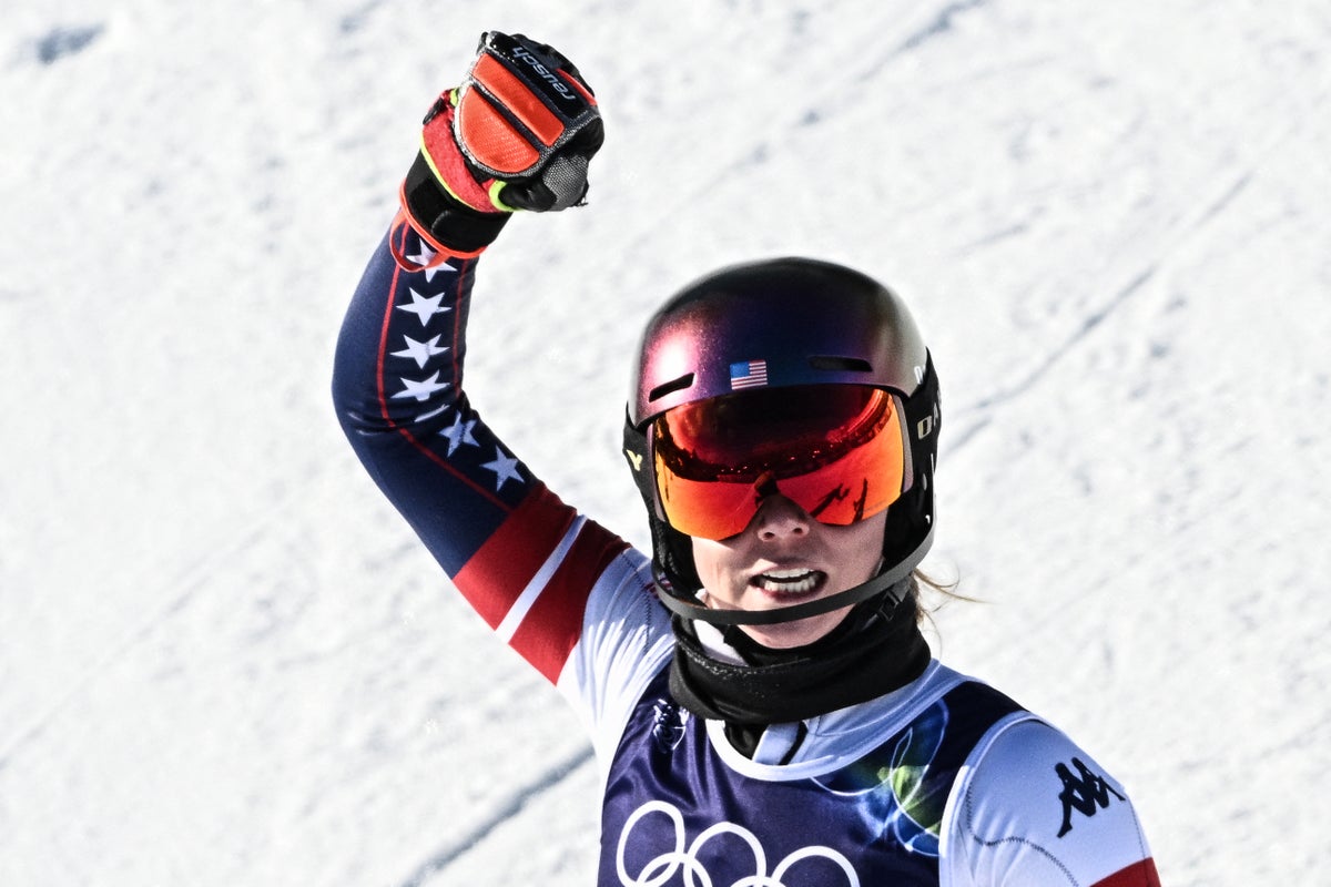 Mikaela Shiffrin claims slalom gold medal to end Olympic woes