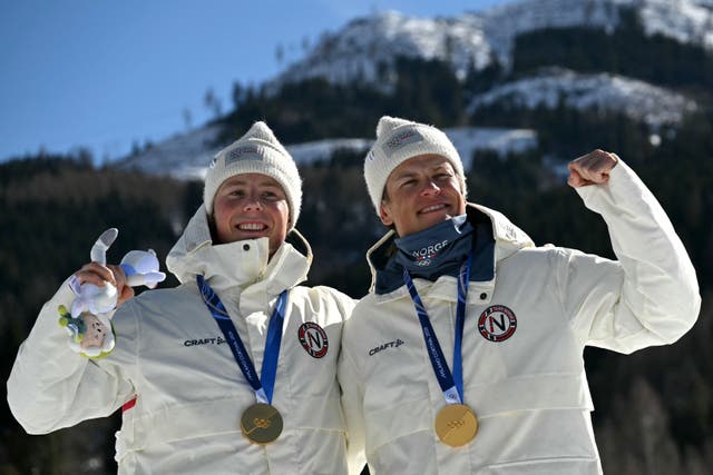 <p>Einar Hedegart (left) is one athlete who believes broccoli juice can improve performance</p>