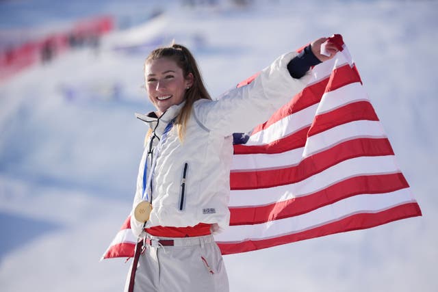 <p>Mikaela Shiffrin won an Olympic gold medal on Wednesday</p>