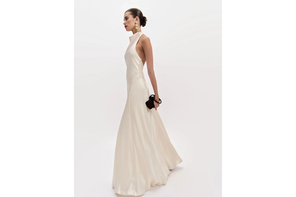 Reformation Roy satin dress