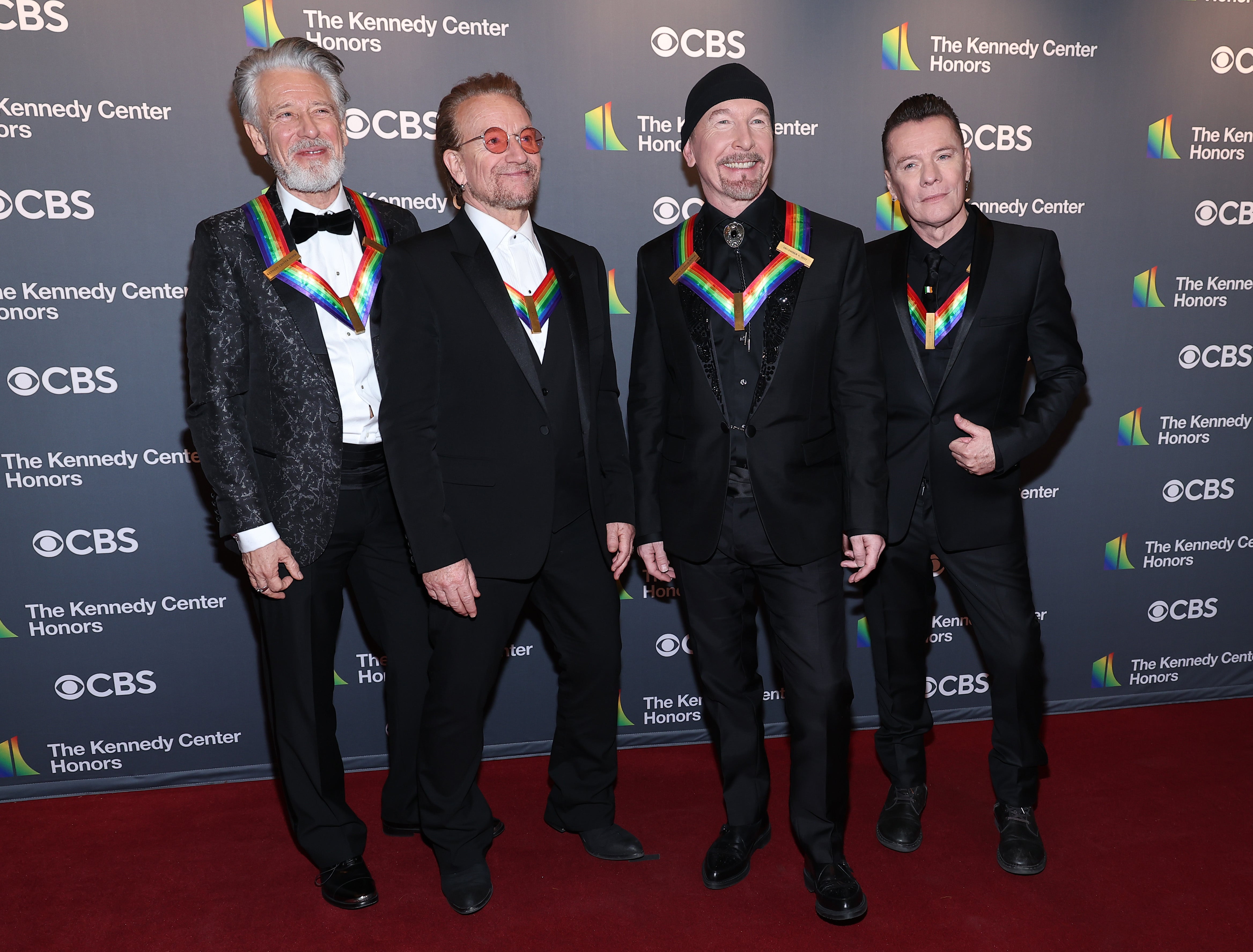 Adam Clayton, Bono, The Edge and Larry Mullen Jr of U2 released six new songs