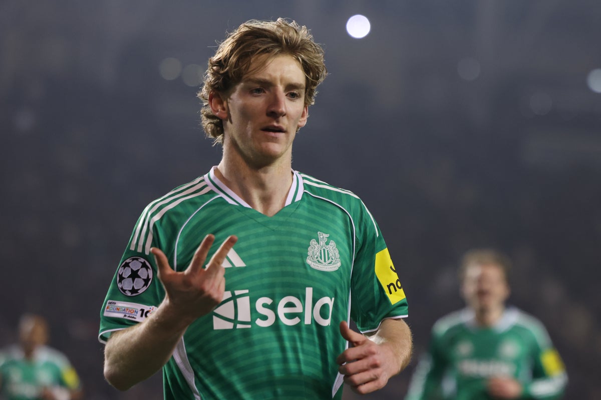 Eddie Howe urges Anthony Gordon to put Arsenal transfer links out of his brain'