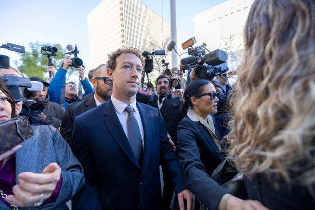 <p>Meta CEO Mark Zuckerberg testified for the first time on Wednesday on the alleged harms of social media on young people</p>