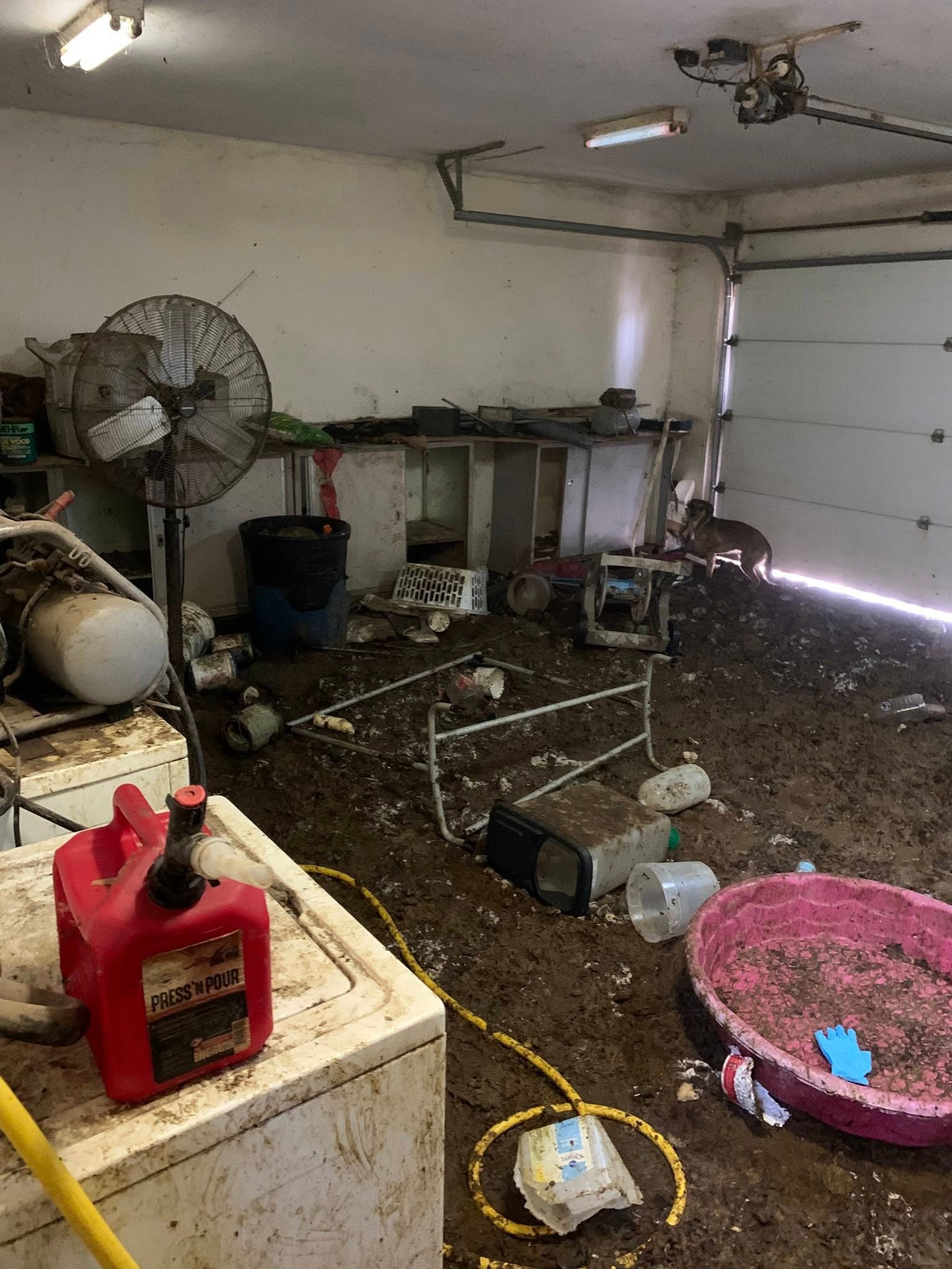 The home was filled with toxic air and garbage, causing rescuers’ eyes and lungs to burn, according to authorities