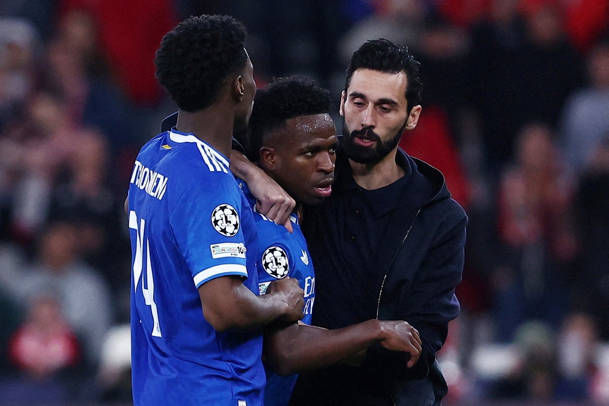 ‘A disgrace to football’: Vinicius Jr reports racist abuse as Real Madrid match halted