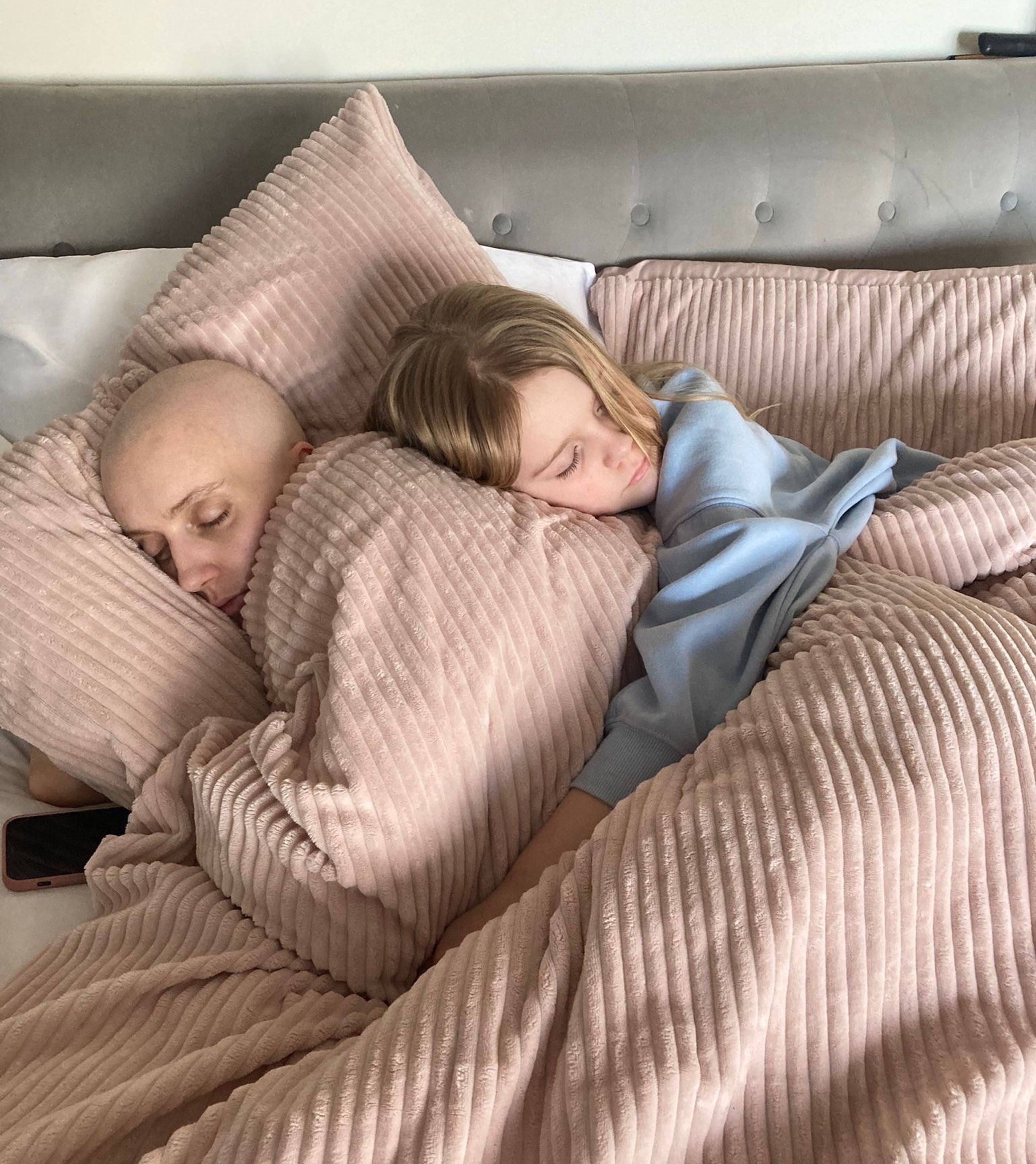 Gabrielle Altoft with her daughter Grace Jackson, 8