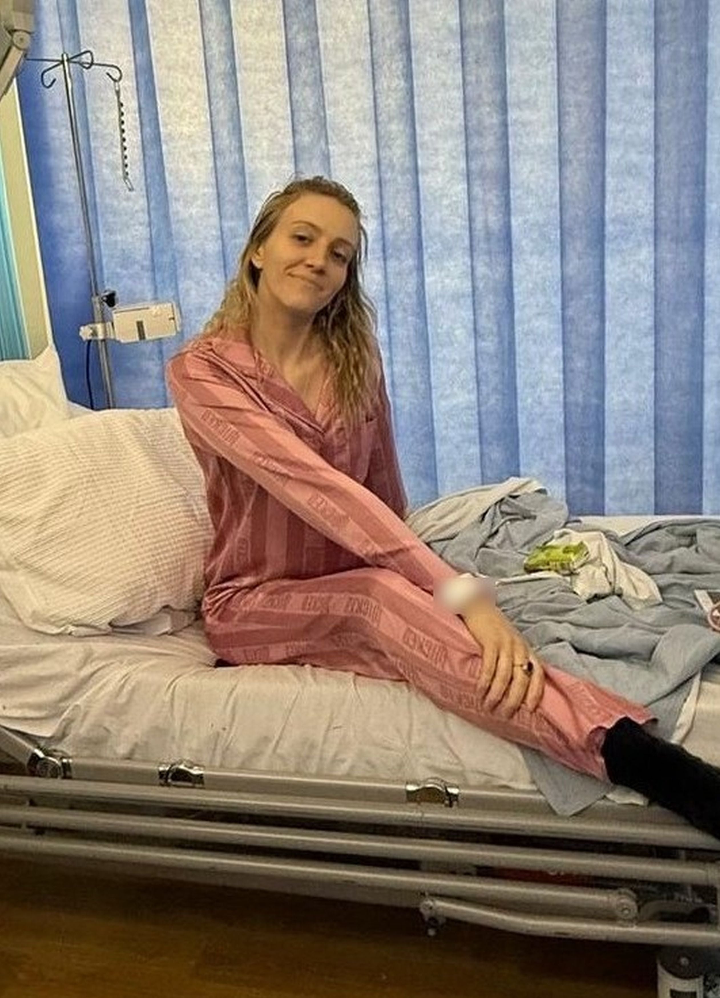 Gabrielle Altoft in hospital