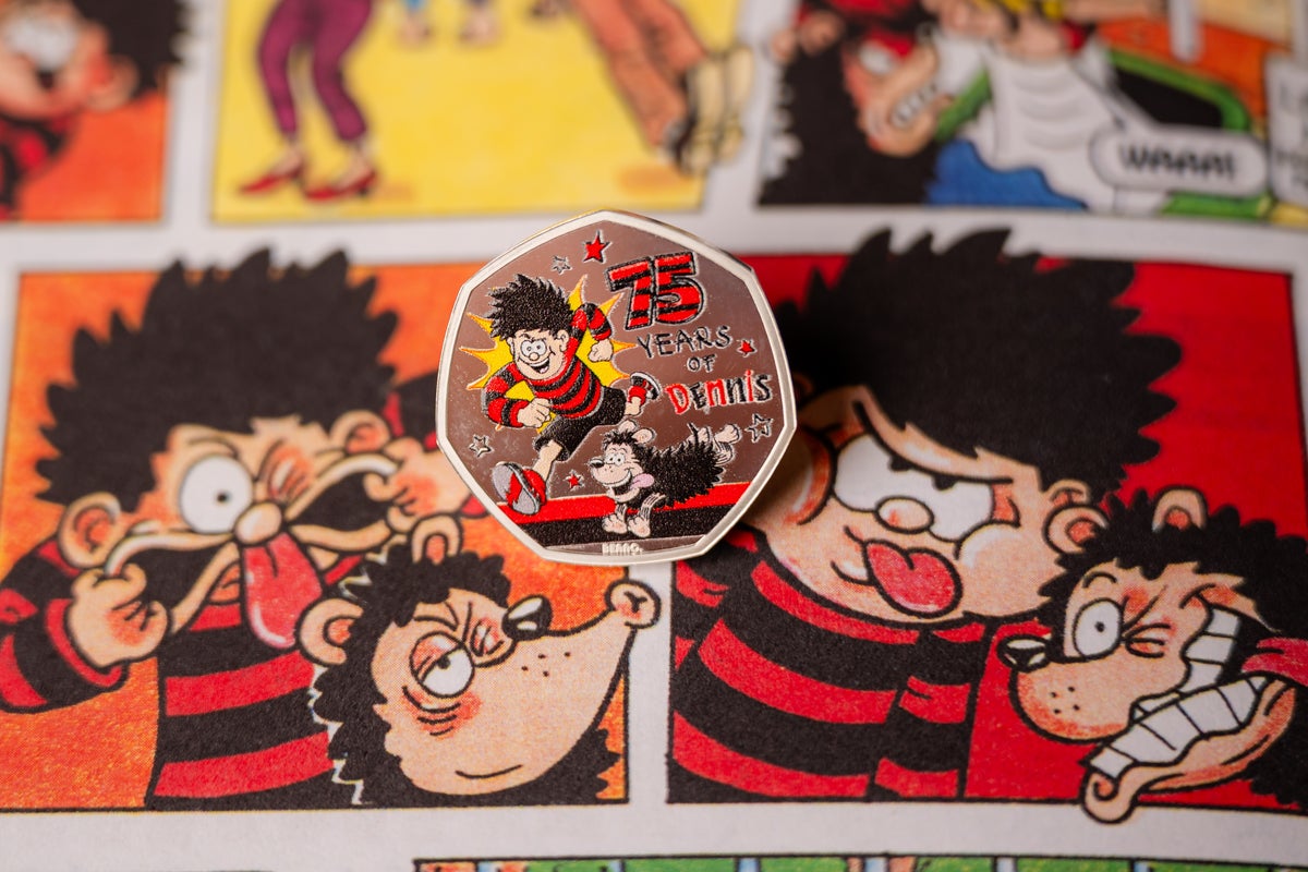 Royal Mint releases Dennis the Menace coin to mark 75 years of Beano mischief
