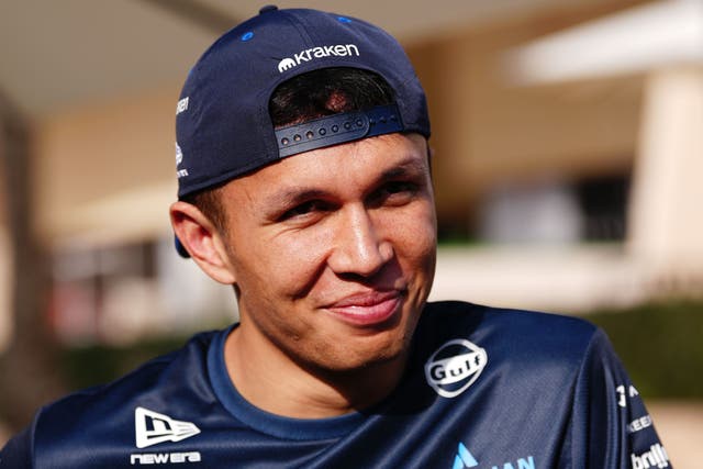 Alex Albon says Williams’ drive to become a leading team is the root cause of their pre-season issues (Bradley Collyer/PA)