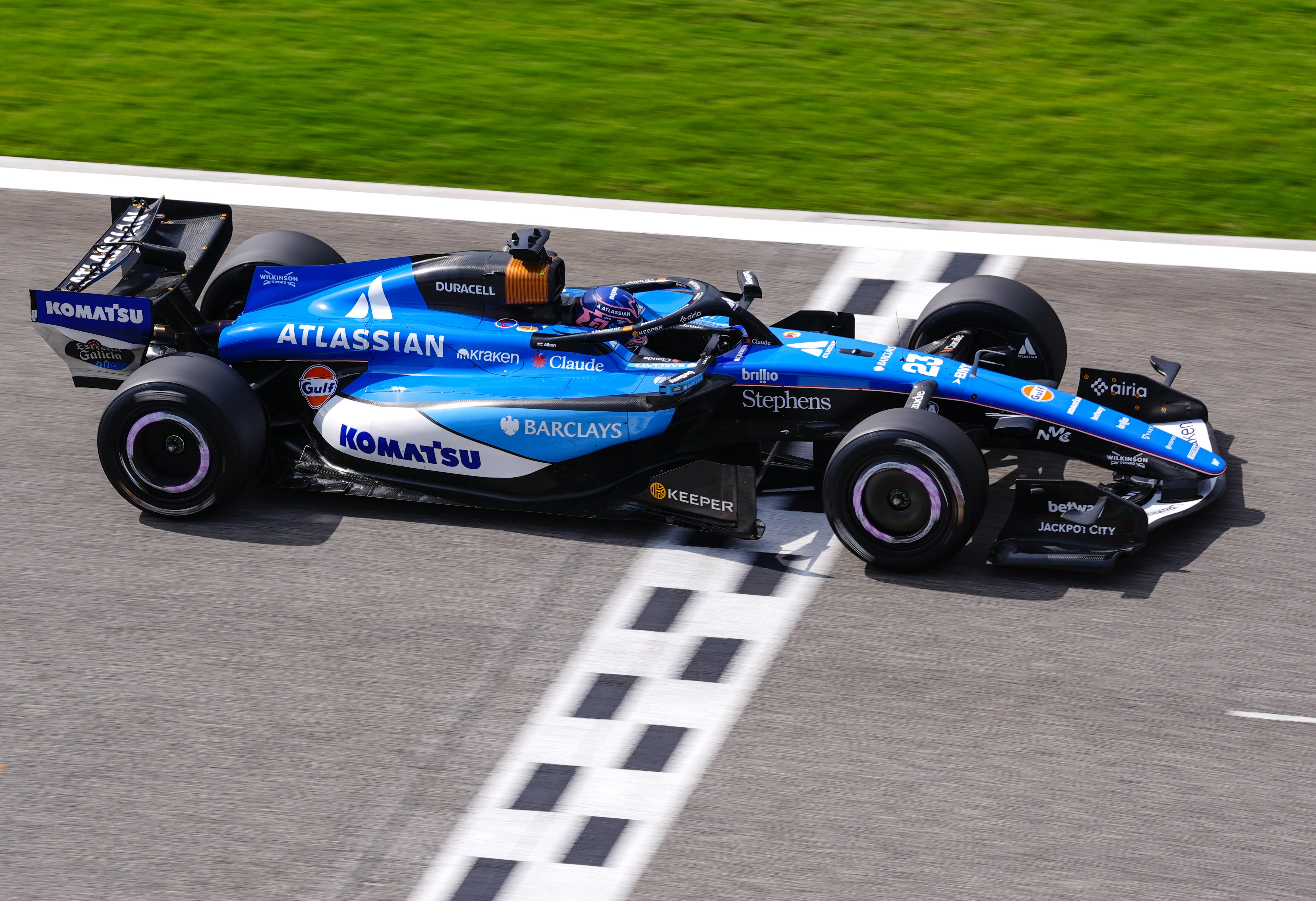 Alex Albon has admitted Williams have had to play catch-up in Bahrain (Bradley Collyer/PA)