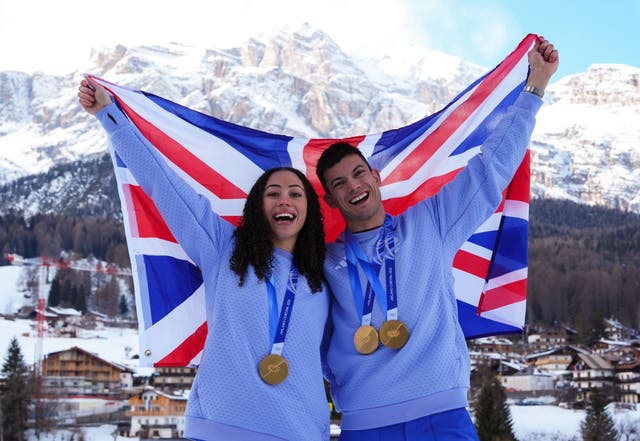 <p>Matt Weston and Tabby Stoecker delivered mixed skeleton gold for GB</p>