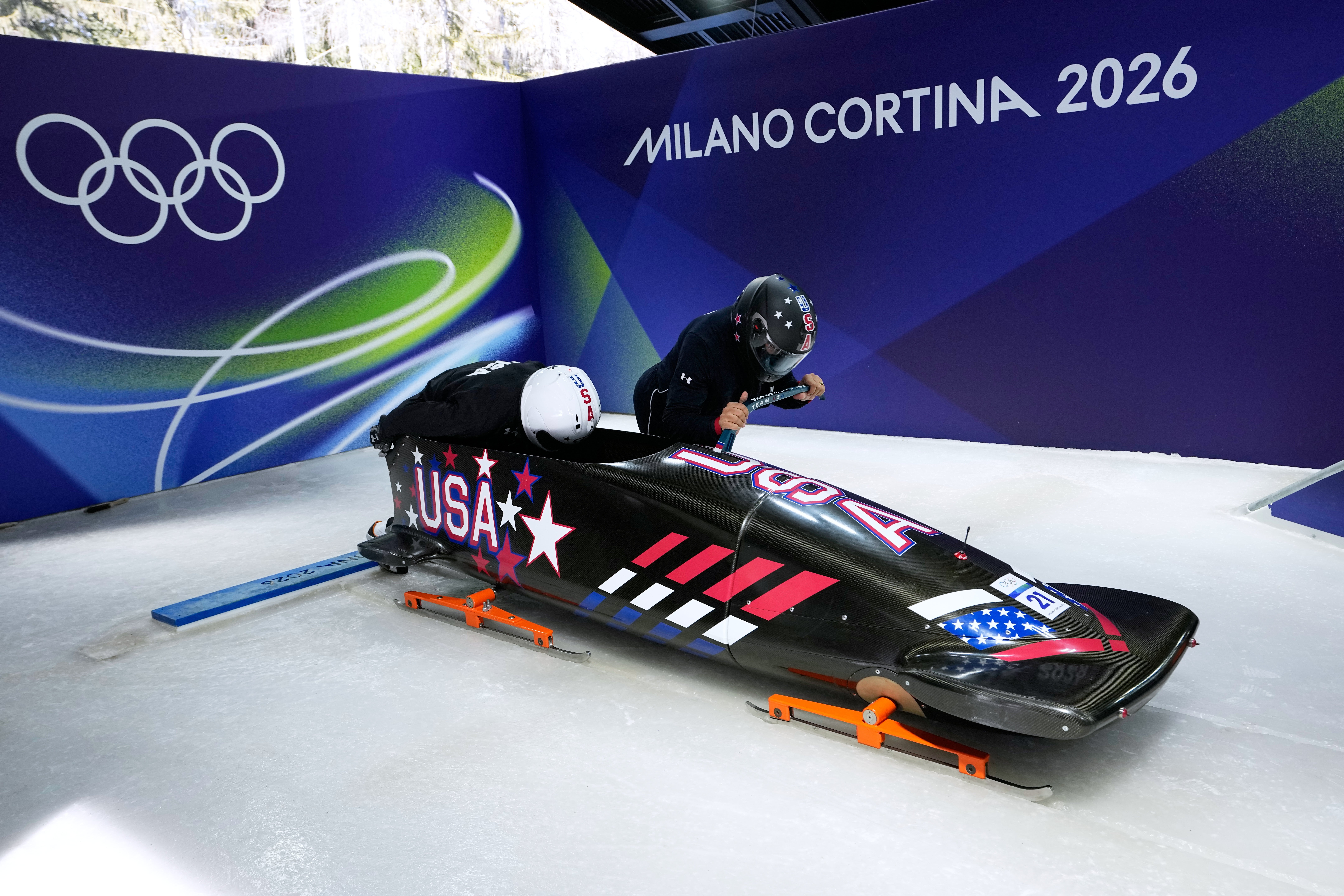 Milan Cortina Olympics Bobsled